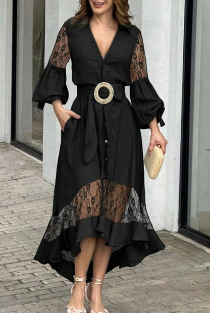 Lina | Robe Décontractée à Manches Longues